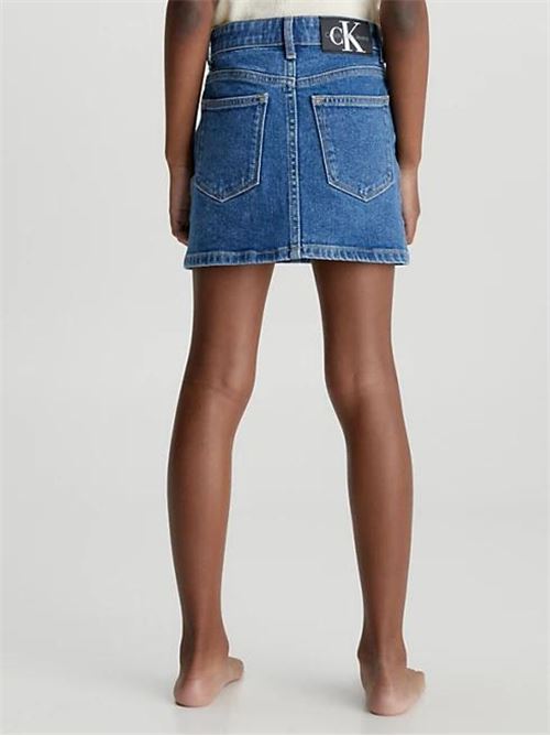 DENIM SKIRT MID BLUE CALVIN KLEIN JEANS | IG0IG02086/1A4
